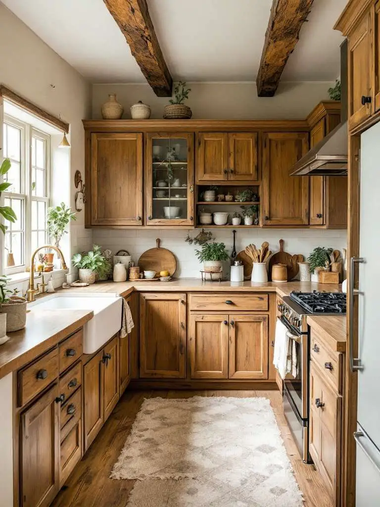 Cosy Cottage Kitchen Ideas warm colours