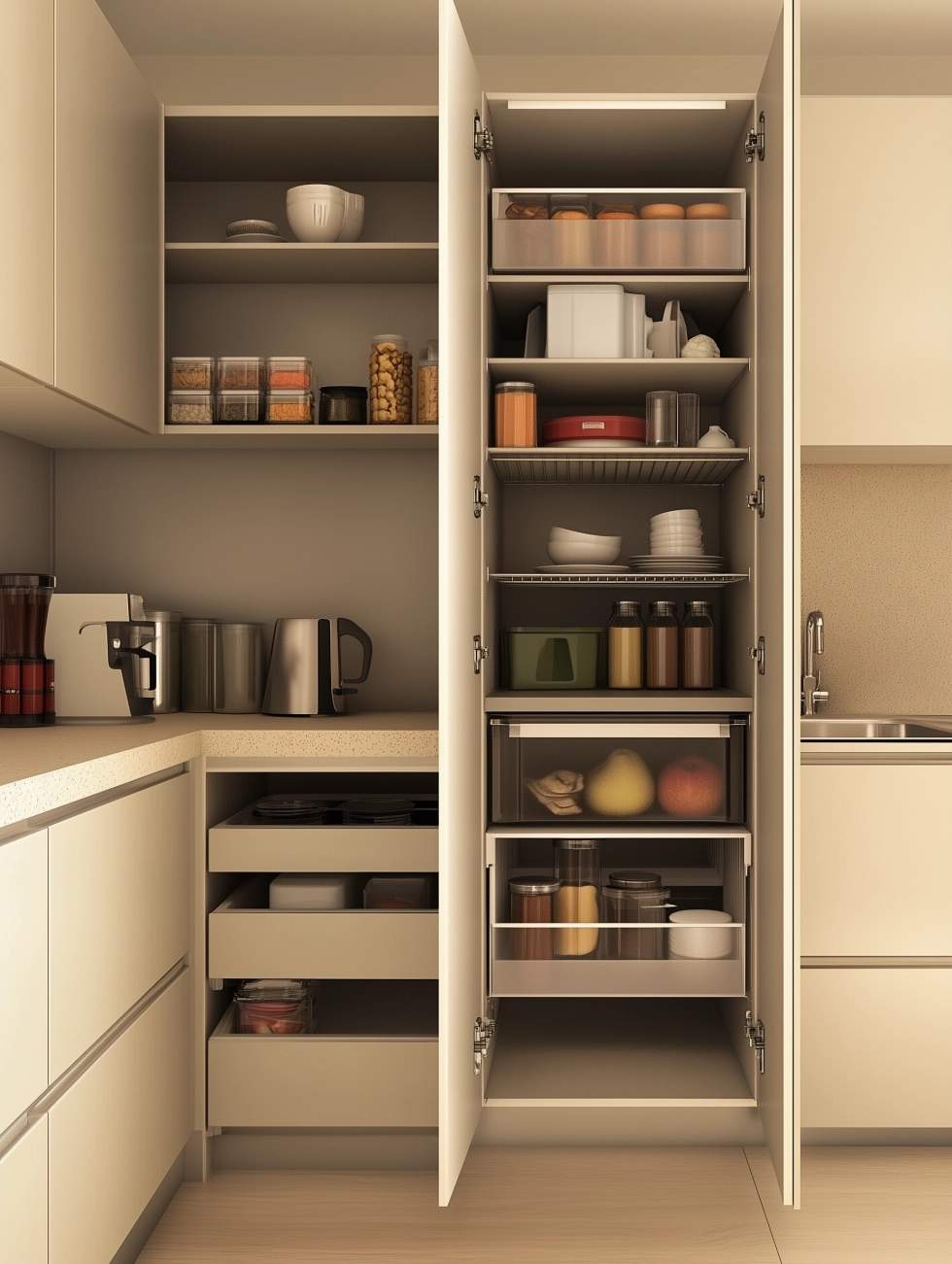 small kitchen pantry ideas