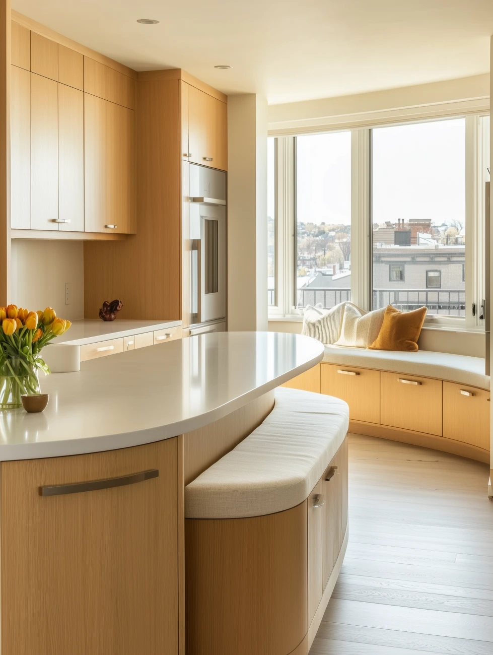 curved kitchen designs