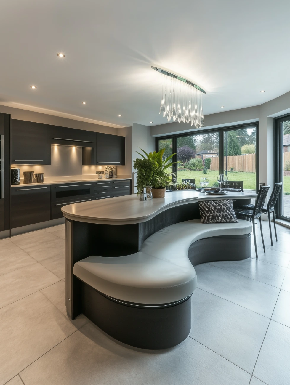 curved kitchen designs