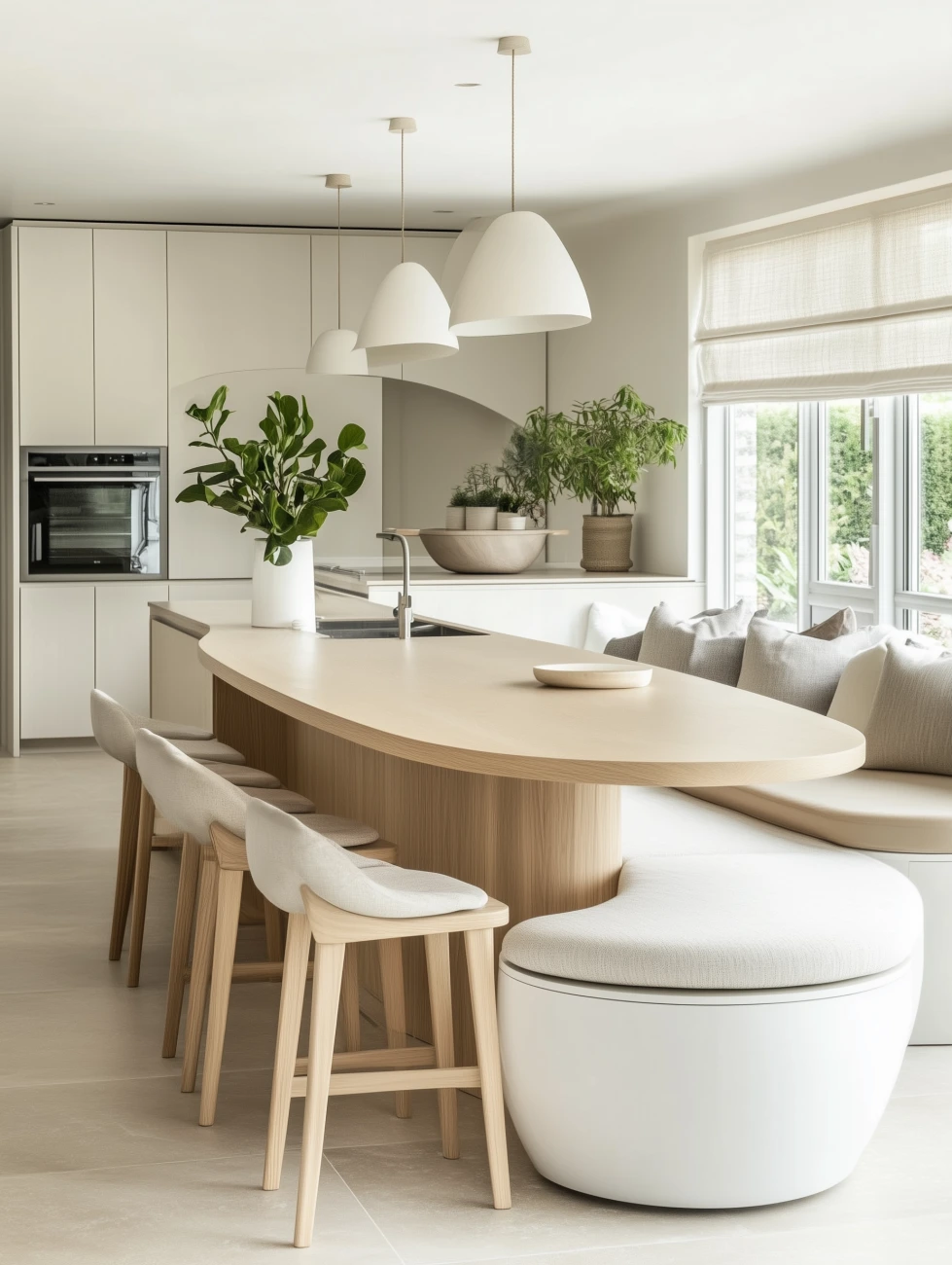 curved kitchen designs
