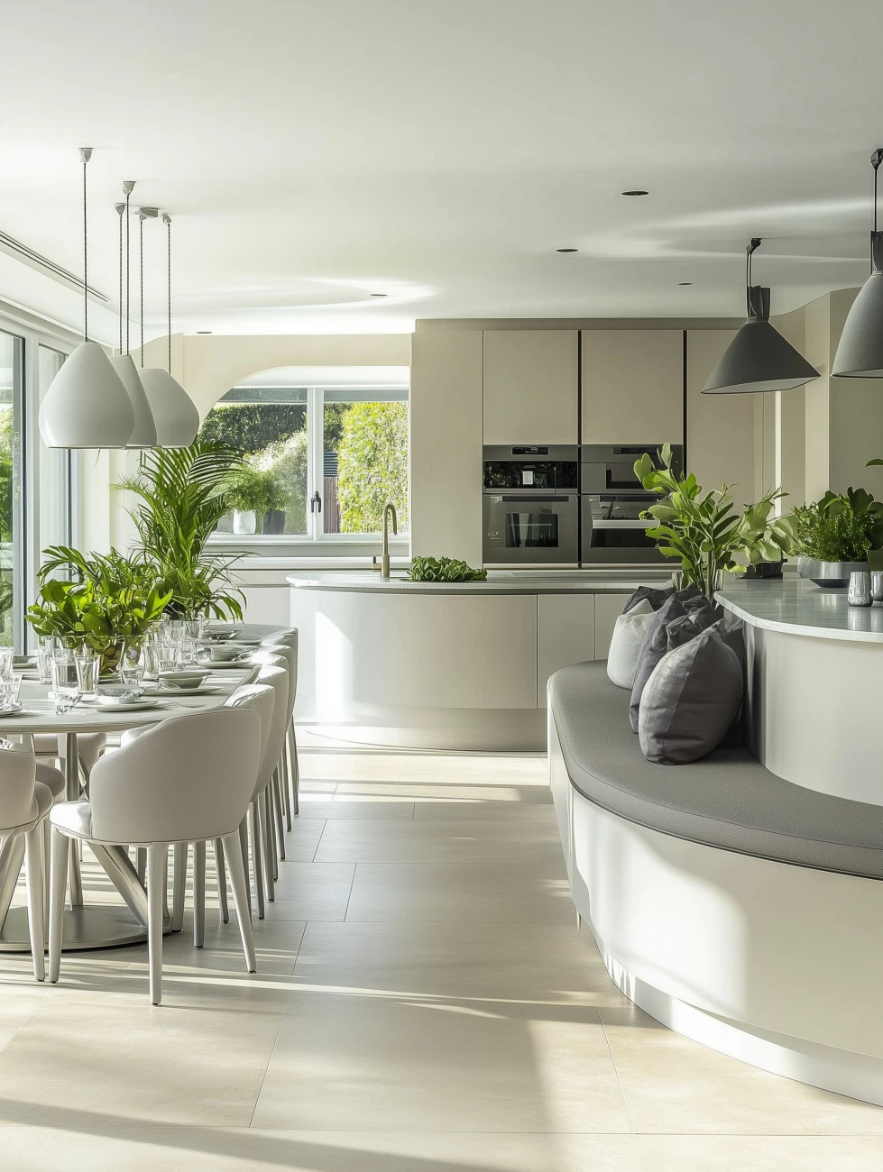 curved kitchen designs