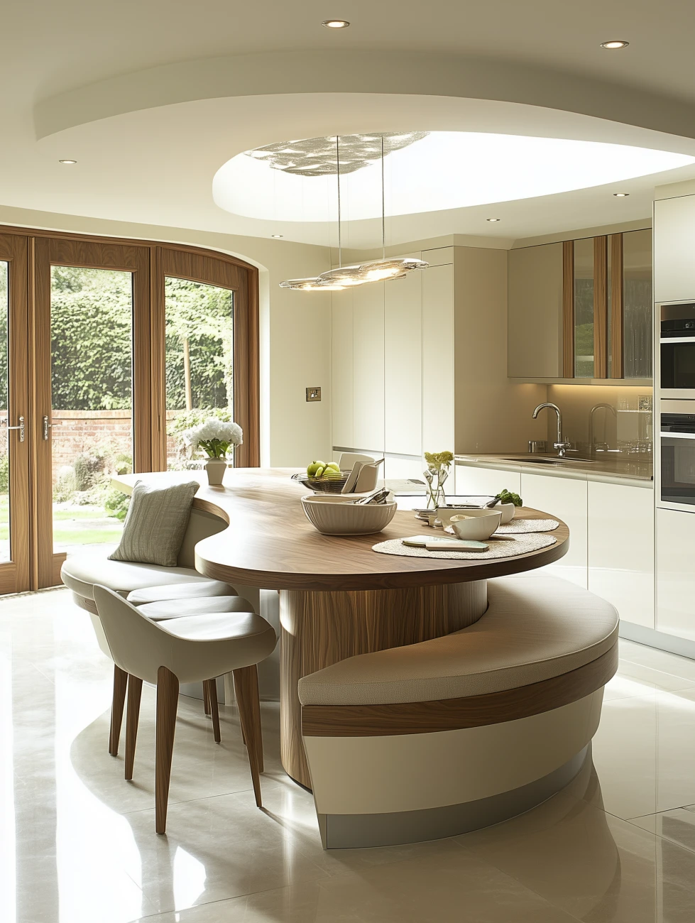curved kitchen designs