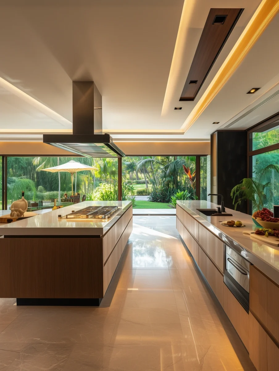 large kitchen