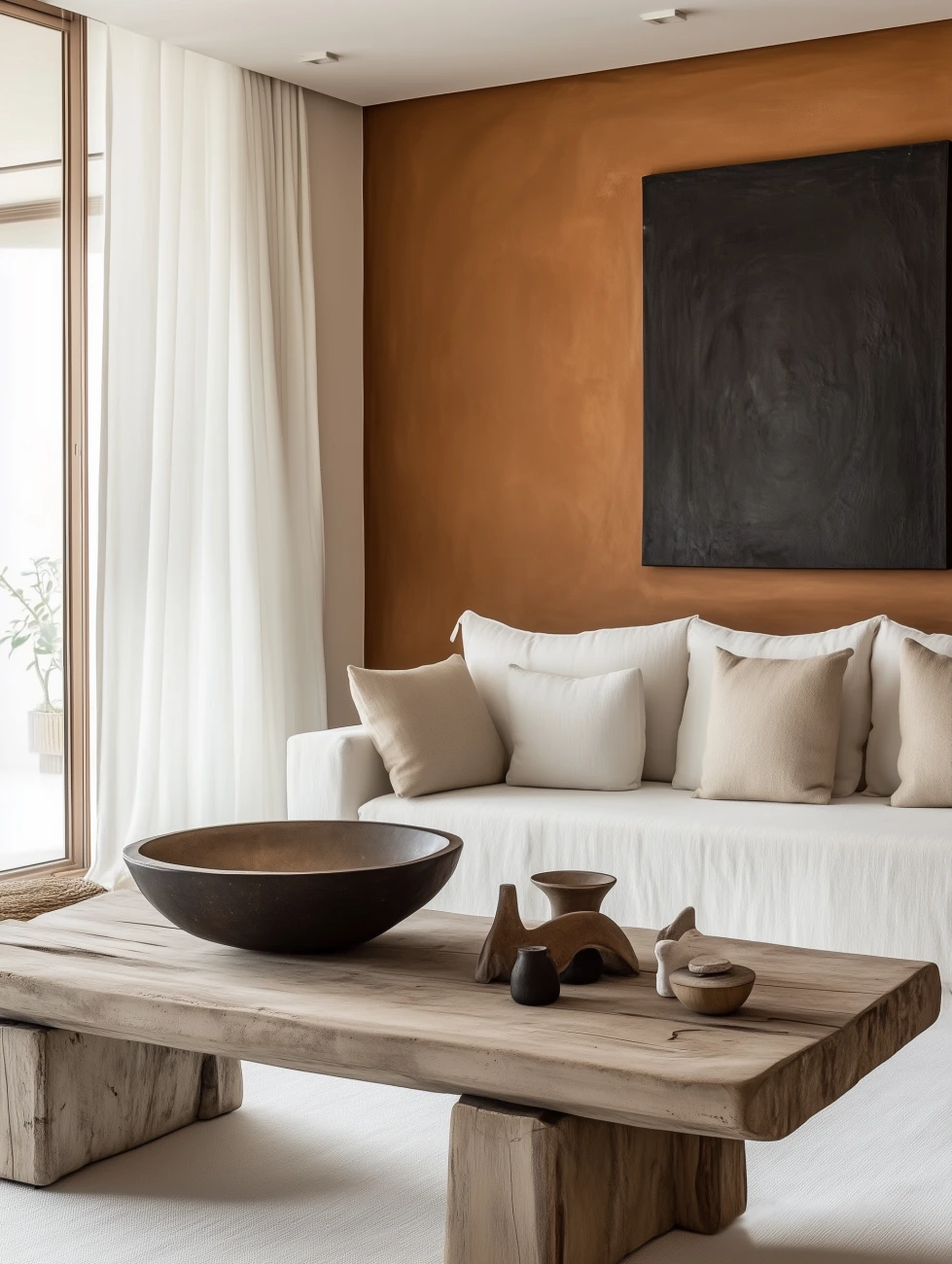 bold colours - living space