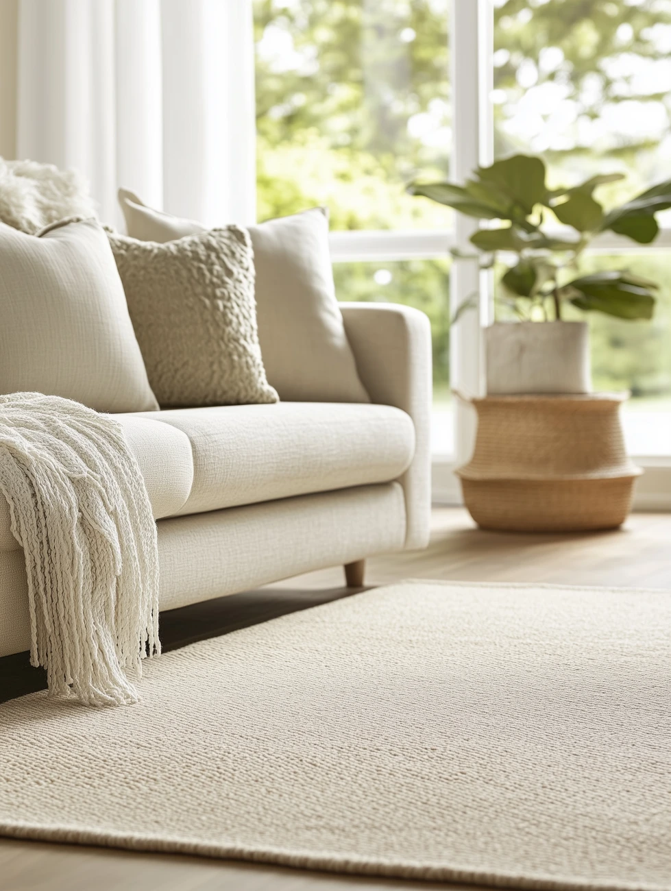 spring home decor - rug