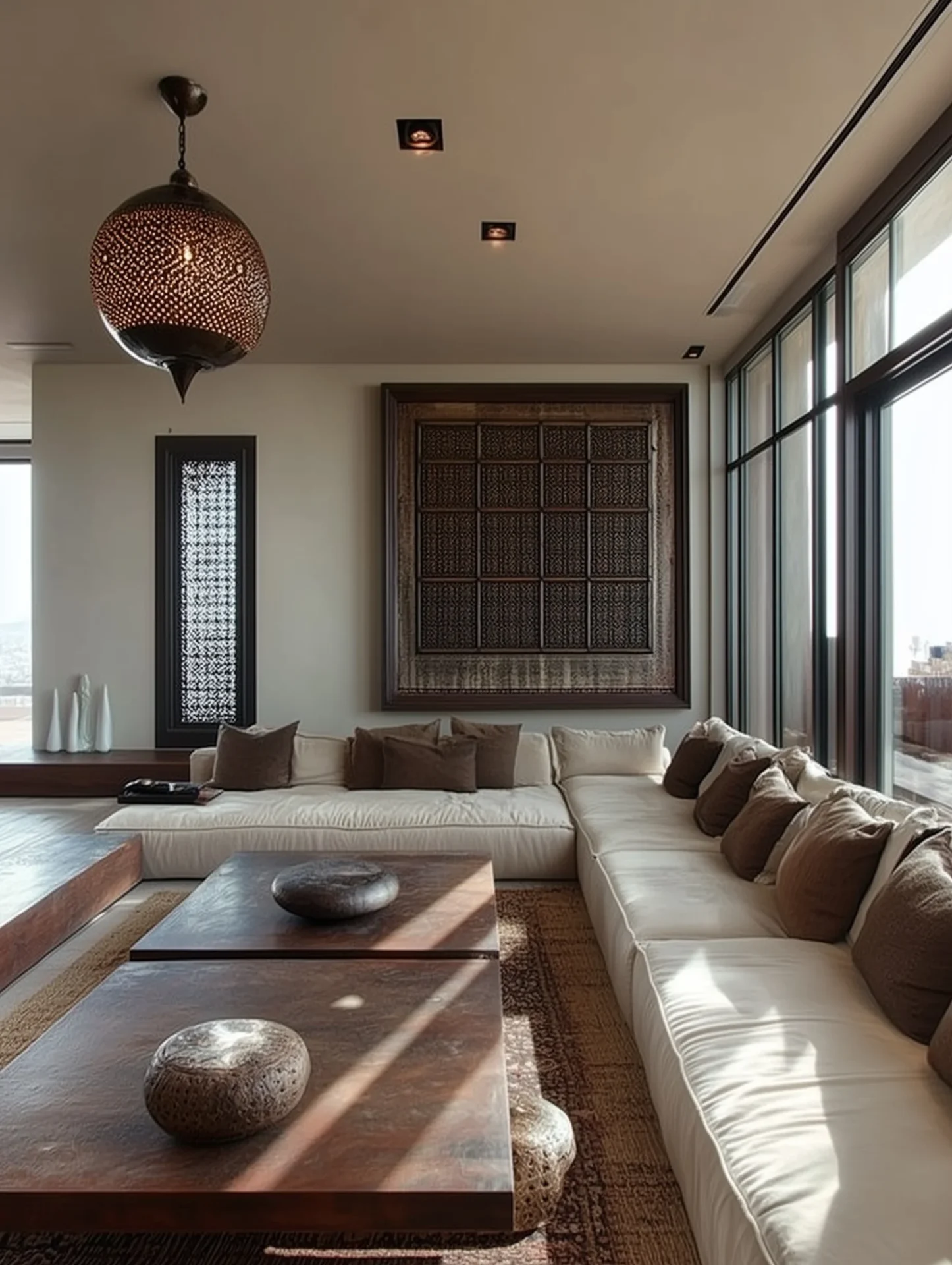 Japanese Moroccan Living Room Decor