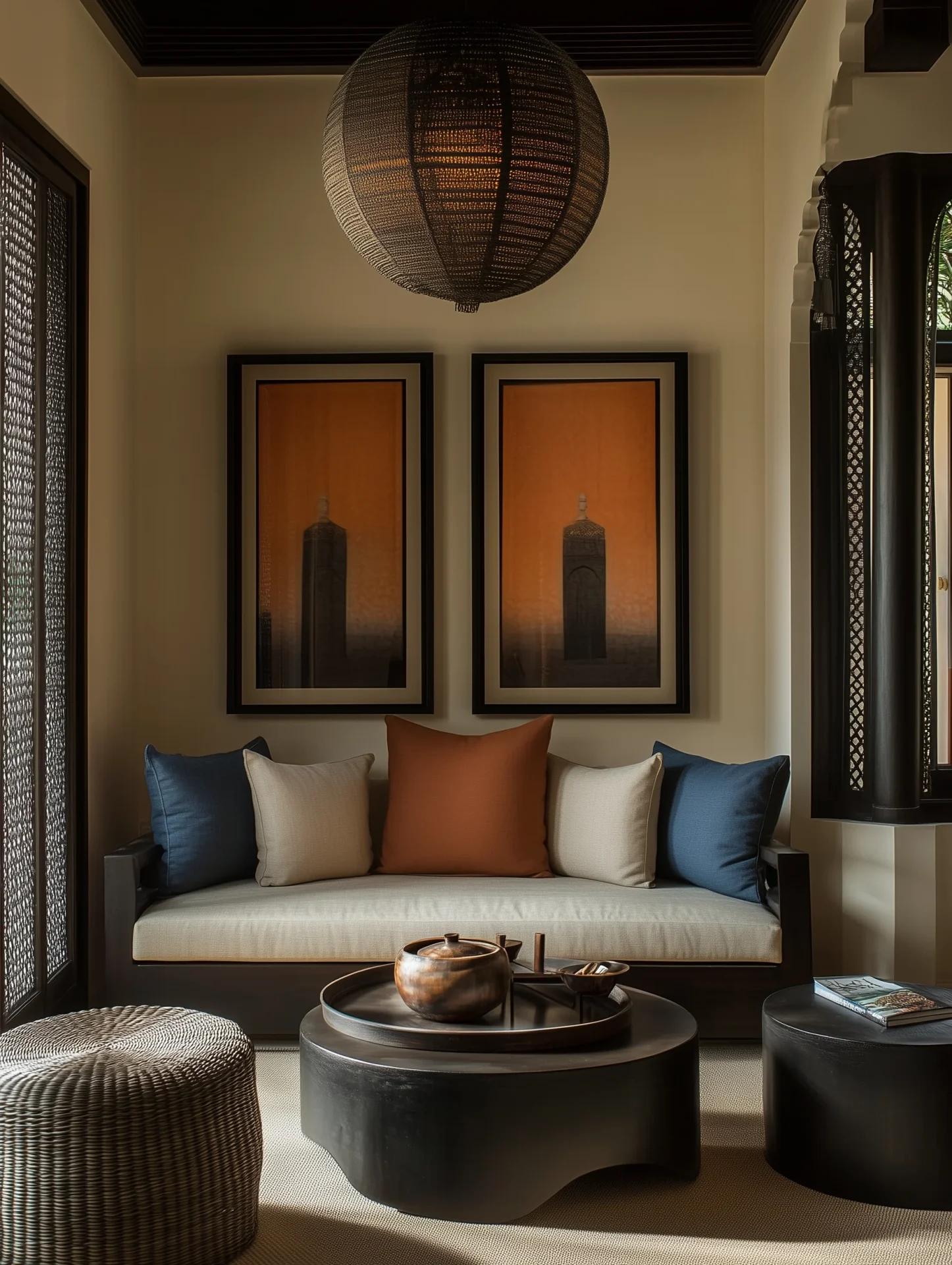 Japanese Moroccan Living Room Decor
