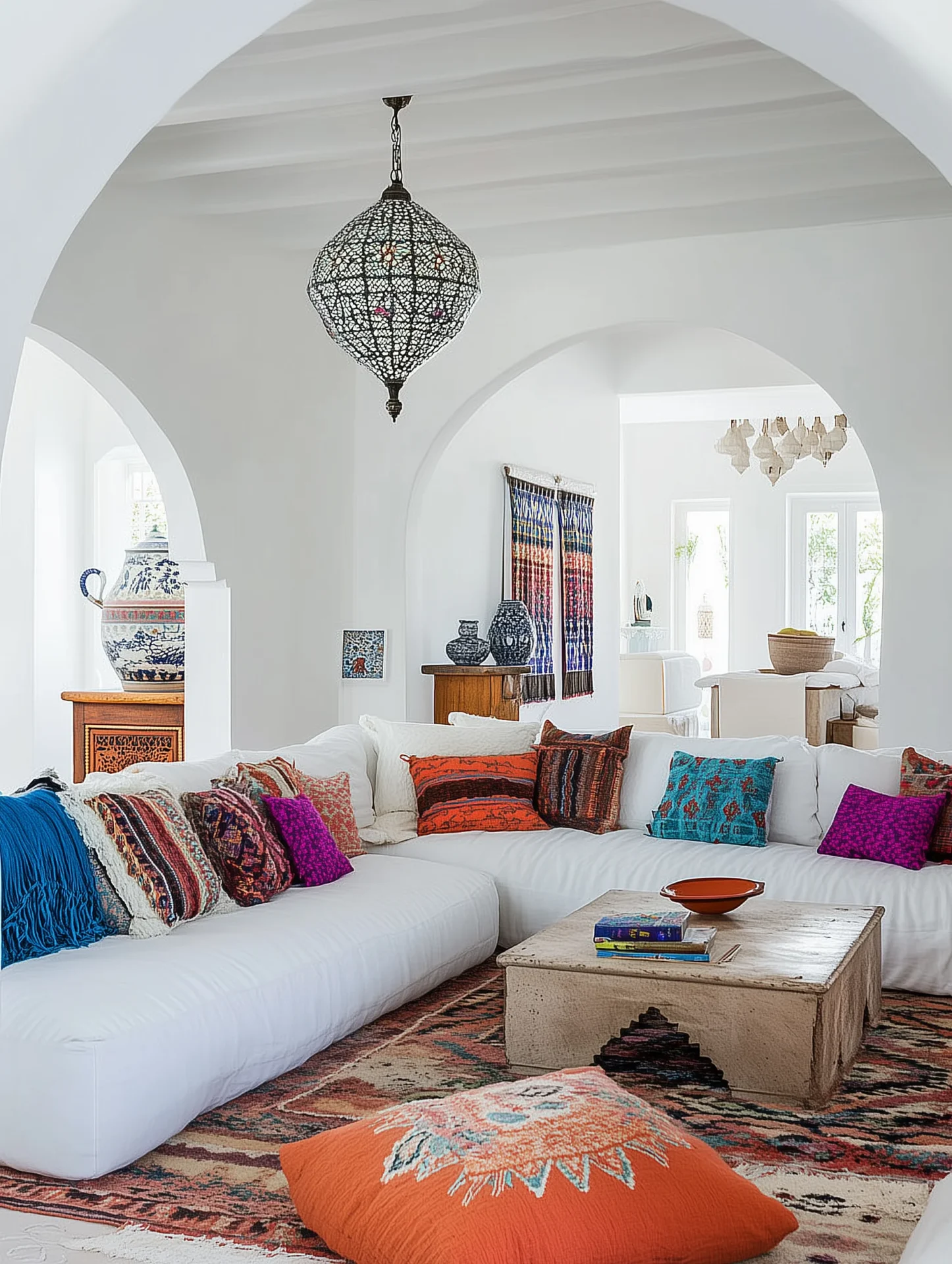 Japanese Moroccan Living Room Decor