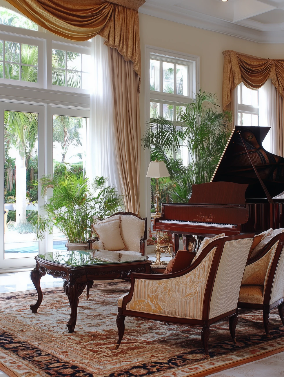 colonial living room style