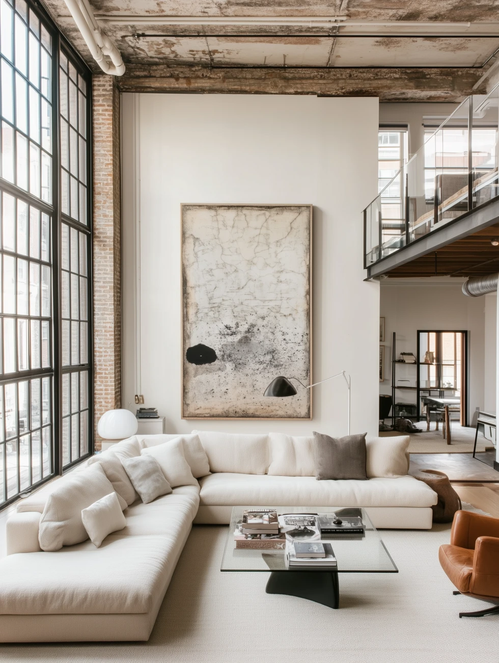 Loft living room design styles